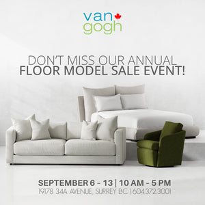 Van Gogh Designs Annual Floor Model Sale 2025