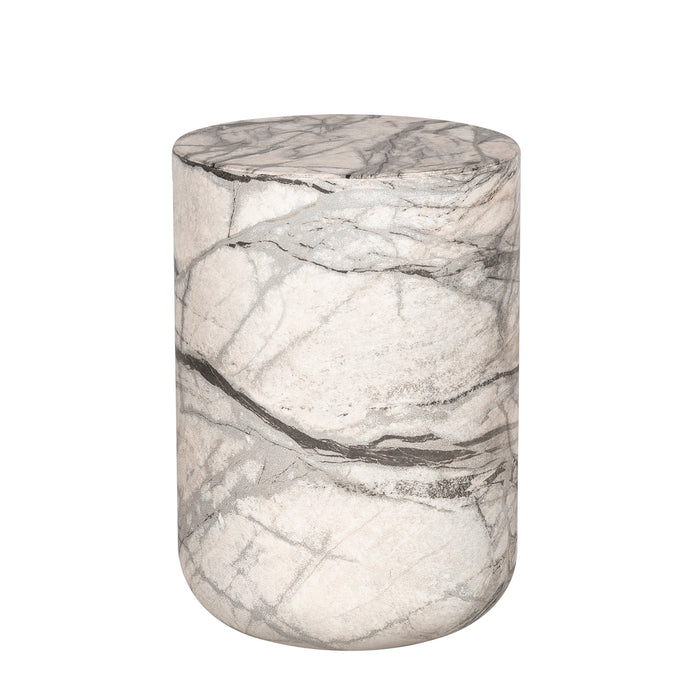 Bonham Grey Marble Side Table