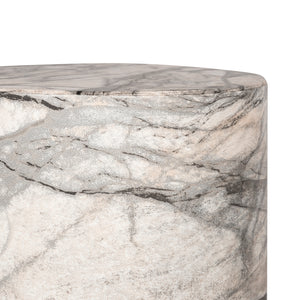 Bonham Grey Marble Side Table