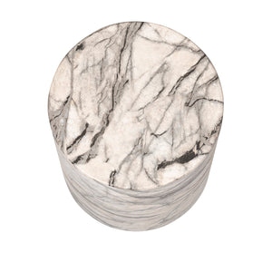 Bonham Grey Marble Side Table