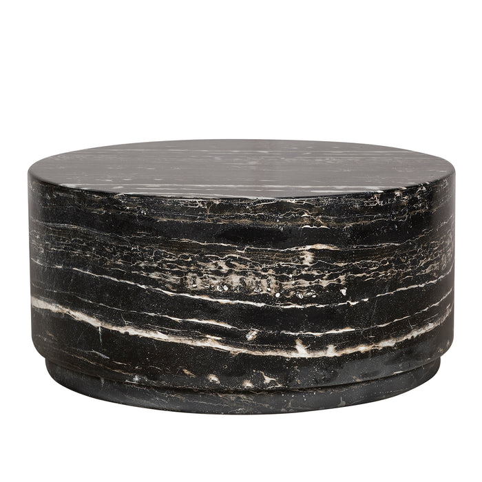 Drummond Black Marble Coffee Table