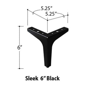 Sleek 6" Black - [van_gogh_designs]