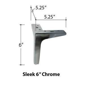 Sleek 6" Chrome - [van_gogh_designs]