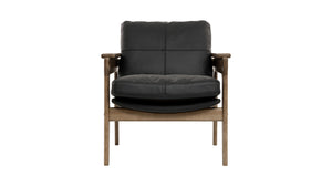 Vittoria Black Accent Chair - [van_gogh_designs]