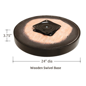 Wooden Swivel Base