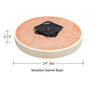 Wooden Swivel Base