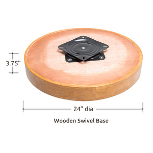 Wooden Swivel Base