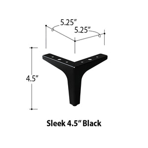 Sleek 4.5" Black