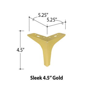 Sleek 4.5" Gold