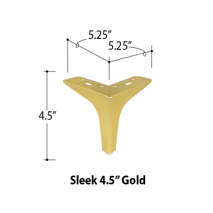 Sleek 4.5" Gold